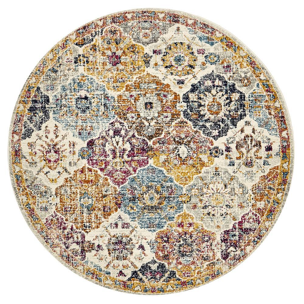 Museum 861 Ainsley Round Rust Orange RugMUS-861-RST-150X150Rugtastic