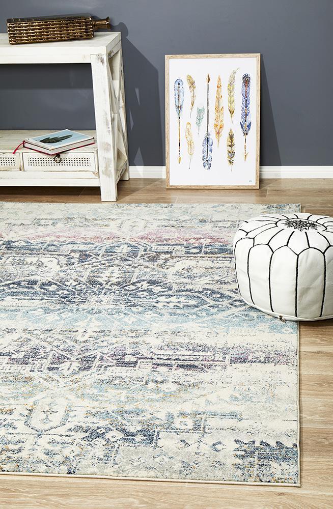 Museum 865 Layton Blue Cream RugMUS-865-BLUE-230X160Rugtastic