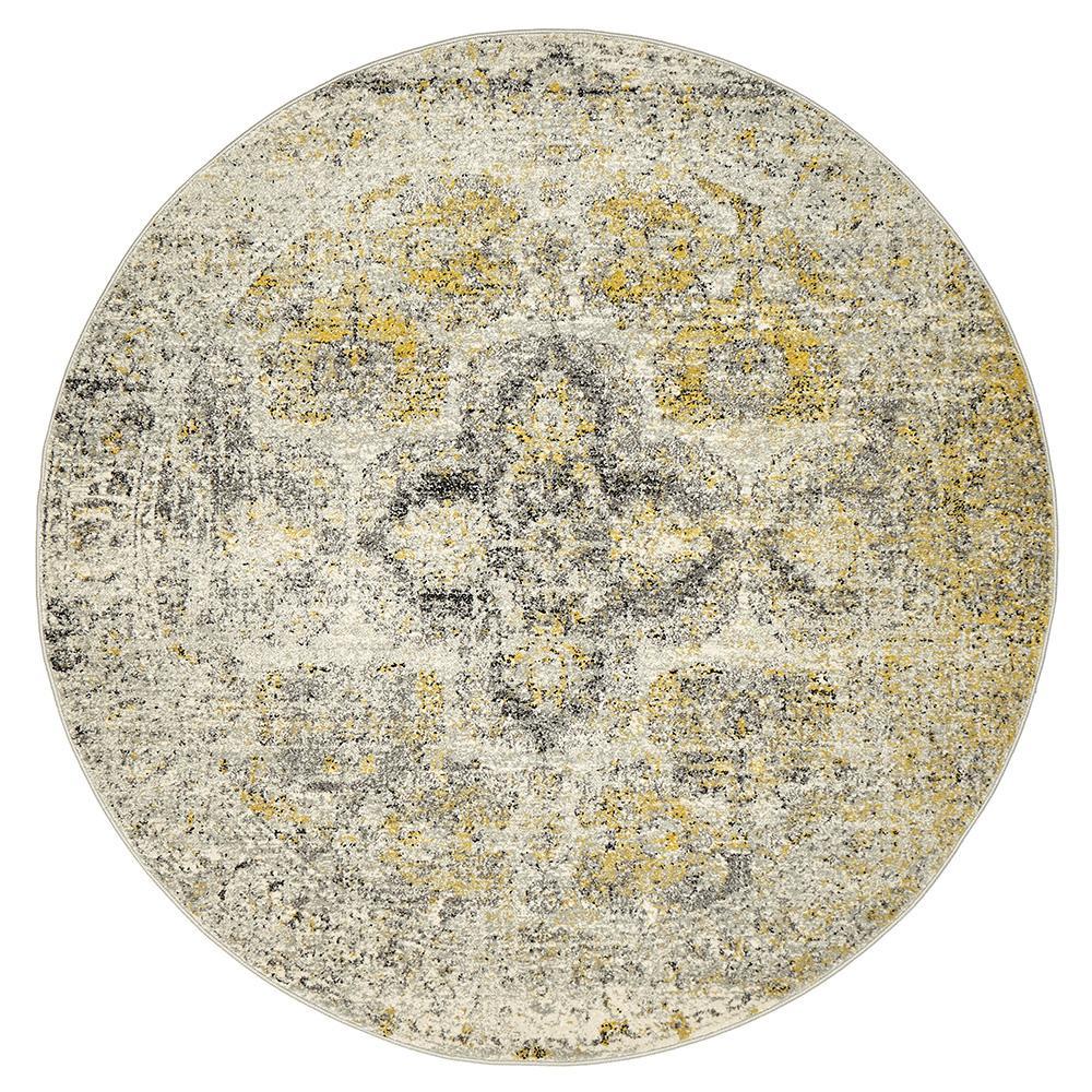 Museum 868 Wesley Silver Round RugMUS-868-SIL-150X150Rugtastic