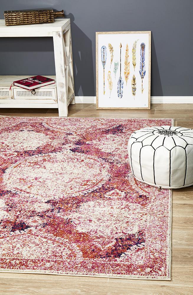 Museum 862 Byron Fuschia Red RugMUS - 862 - FUS - 230X160Rugtastic