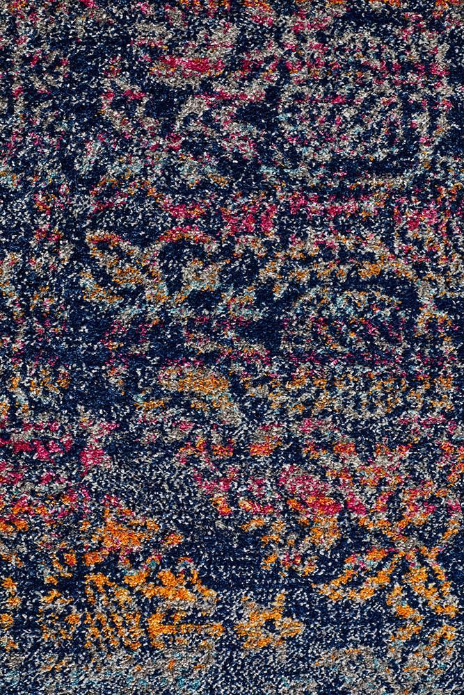 Museum 866 Nelly Multi Coloured Round RugMUS - 866 - MULT - 150X150Rugtastic