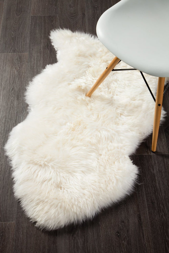 Natural New Zealand Sheep Skin - WhiteSHEEP-SKIN-NZ-WHITERugtastic