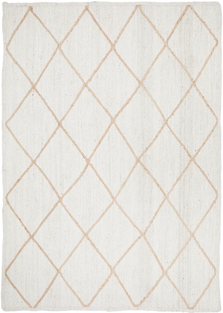 Noosa 222 White RugNSA-222-WHT-220X150Rugtastic