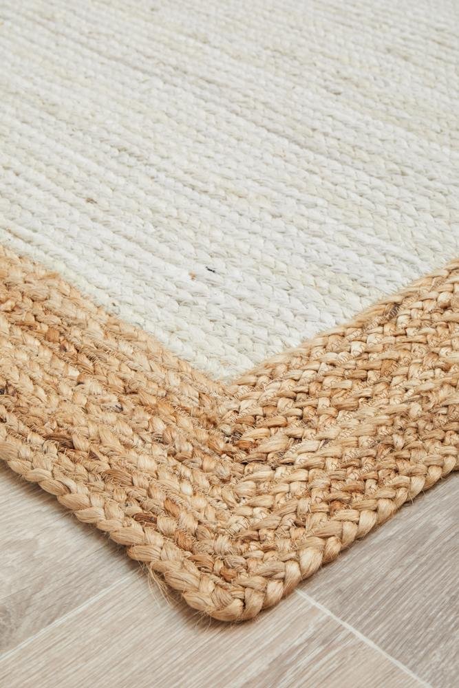 Noosa 333 White Natural RugNSA-333-WTNT-220X150Rugtastic