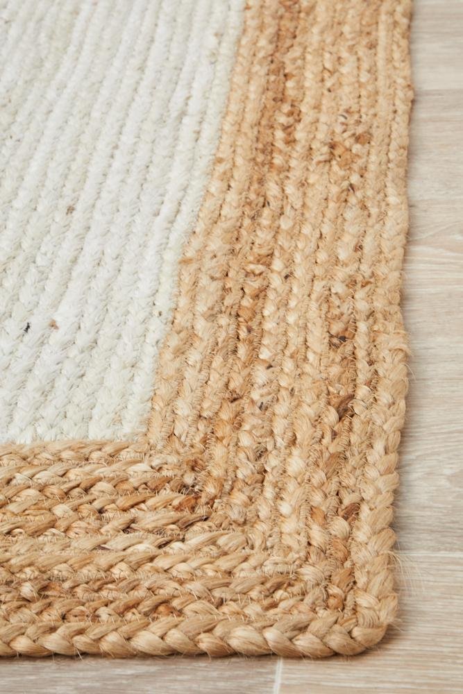 Noosa 333 White Natural RugNSA-333-WTNT-220X150Rugtastic