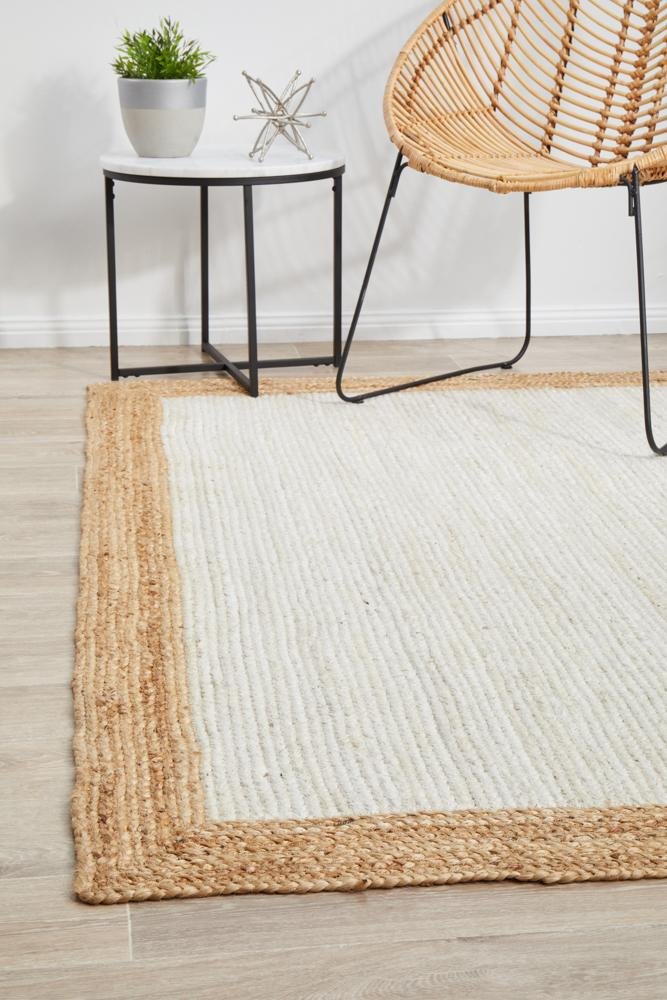 Noosa 333 White Natural RugNSA-333-WTNT-220X150Rugtastic