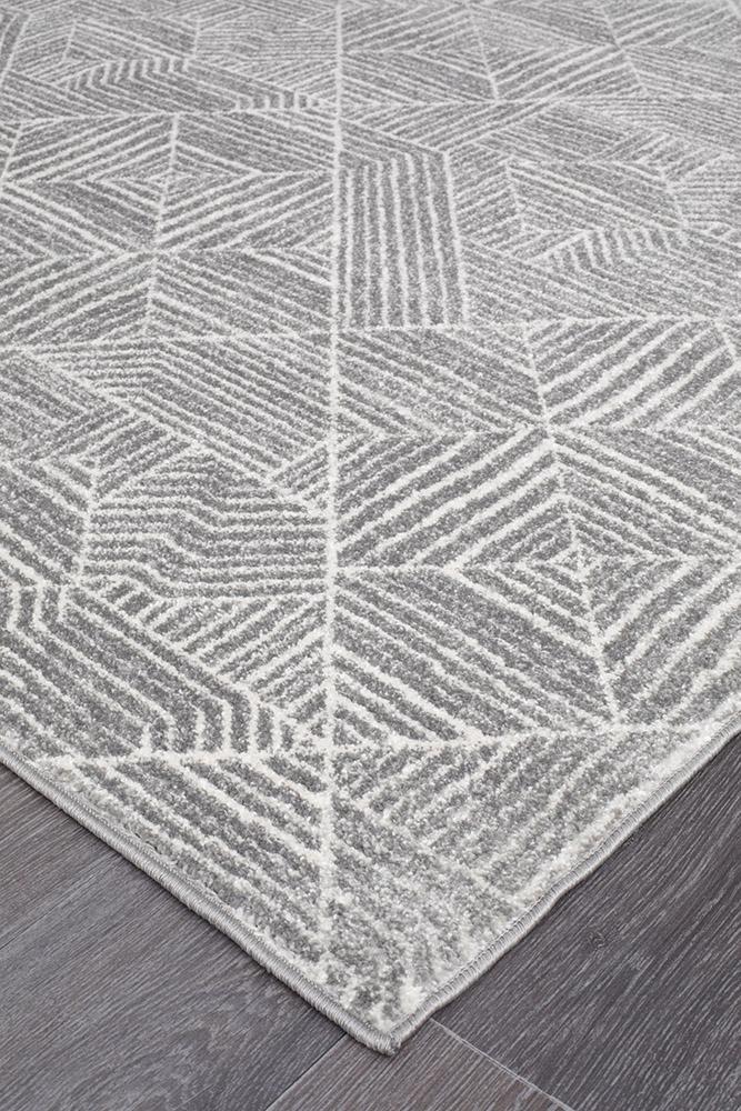 Oasis Contemporary Silver RugOAS-457-SIL-230X160Rugtastic