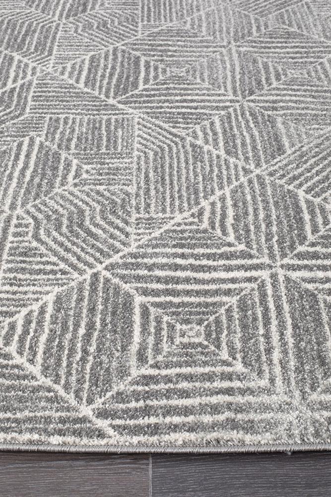 Oasis Contemporary Silver RugOAS-457-SIL-230X160Rugtastic