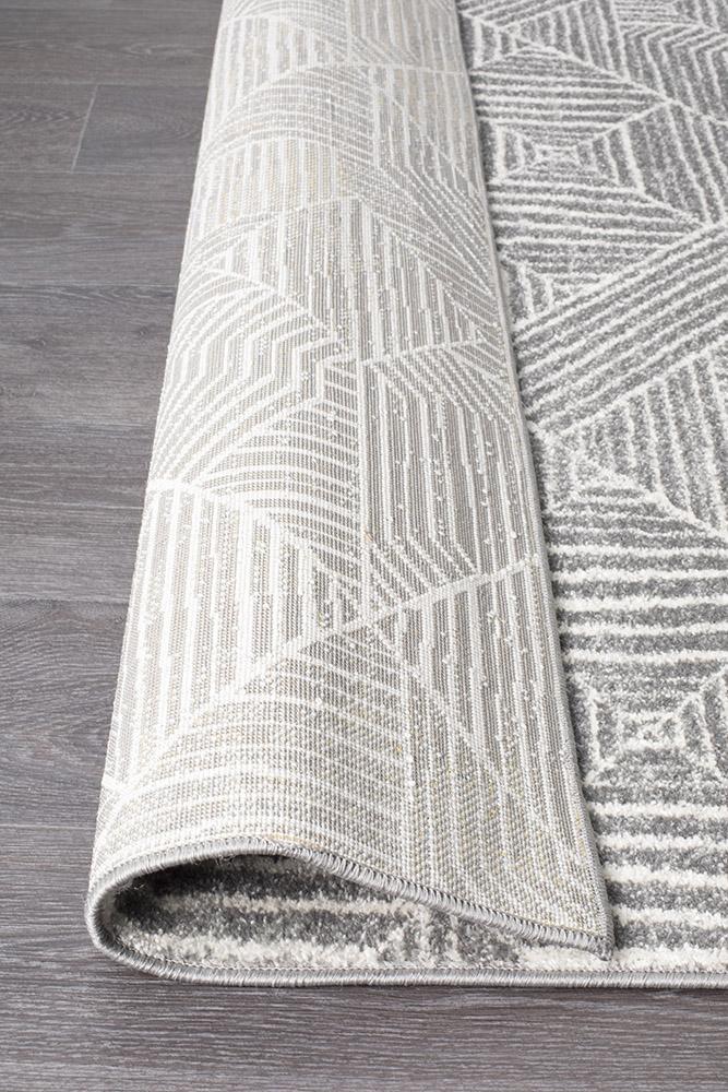 Oasis Contemporary Silver RugOAS-457-SIL-230X160Rugtastic