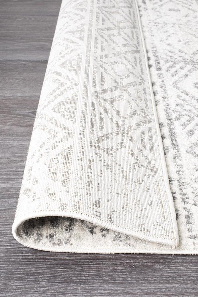 Oasis Cream Grey Rustic RugOAS-456-GREY-230X160Rugtastic