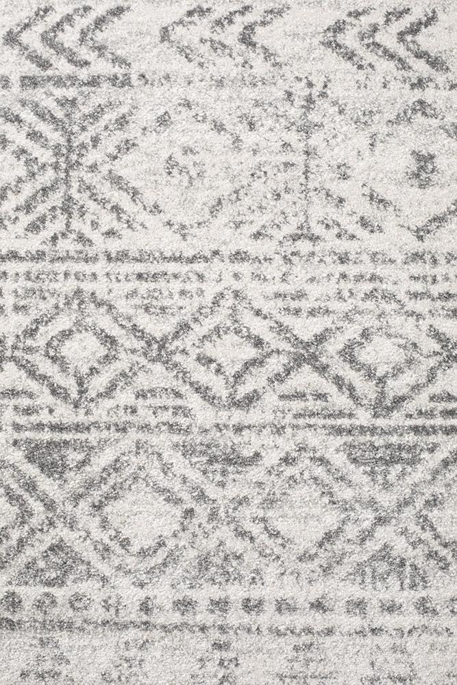 Oasis Cream Grey Rustic RugOAS-456-GREY-230X160Rugtastic