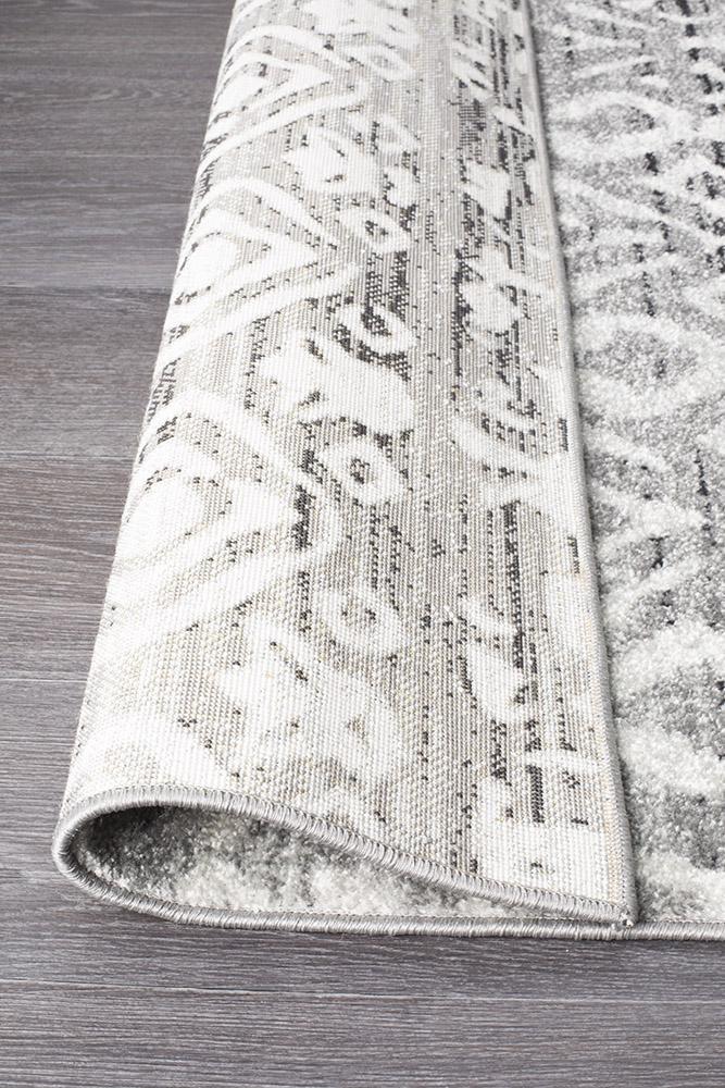 Oasis Dark Grey Tribal RugOAS-451-DGRY-230X160Rugtastic