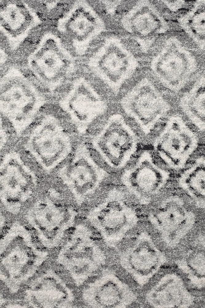 Oasis Dark Grey Tribal RugOAS-451-DGRY-230X160Rugtastic