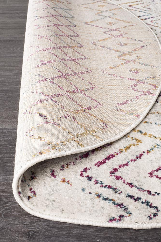 Oasis Multi Rustic Tribal Round RugOAS-453-MUL-150X150Rugtastic