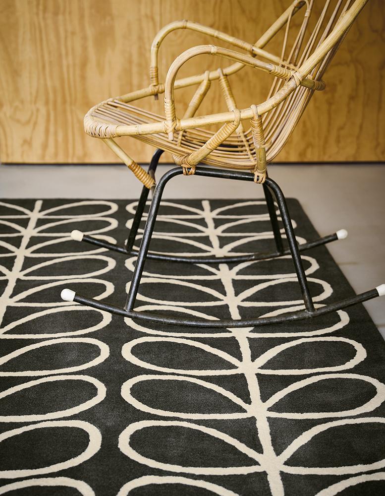 Orla Kiely Linear Stem Slate 060505BC-OK-060505-180X120Rugtastic