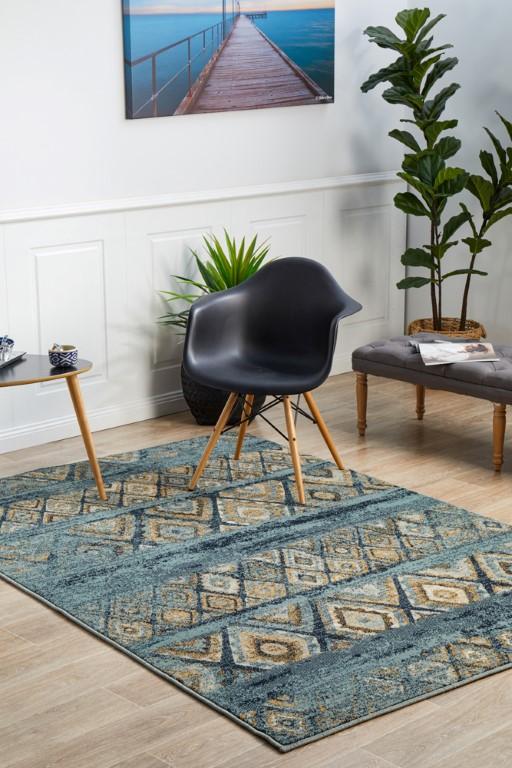 Oxford 430 Blue Modern RugOXF-430-BLU-230X160Rugtastic