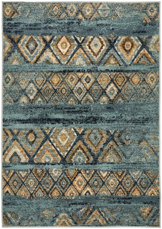 Oxford 430 Blue Modern RugOXF-430-BLU-230X160Rugtastic