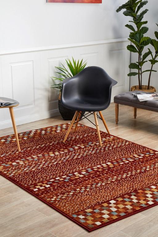 Oxford 431 Orange Modern RugOXF-431-RUS-230X160Rugtastic
