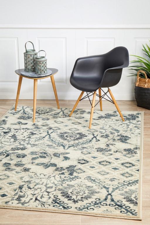 Oxford 432 Blue Cream Modern RugOXF-432-BLU-230X160Rugtastic