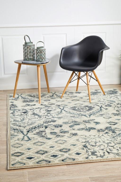 Oxford 432 Blue Cream Modern RugOXF-432-BLU-230X160Rugtastic