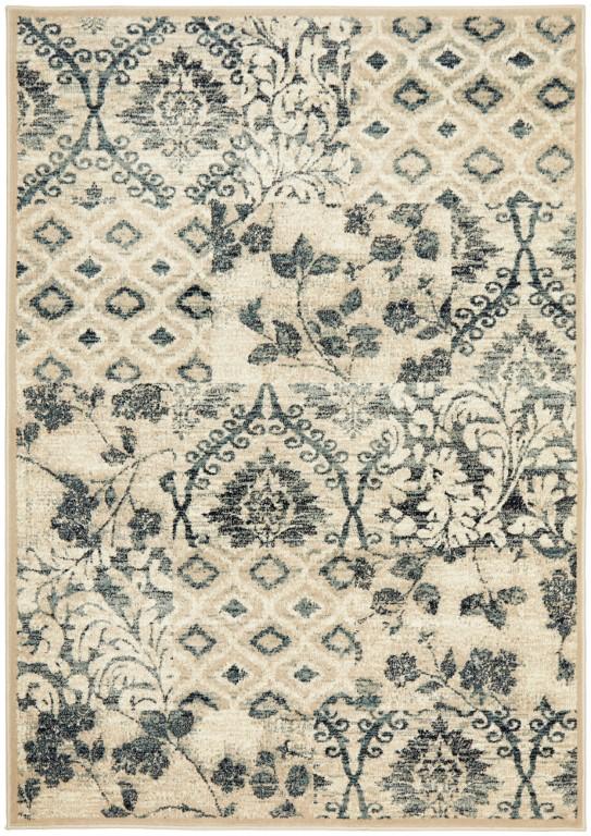 Oxford 432 Blue Cream Modern RugOXF-432-BLU-230X160Rugtastic