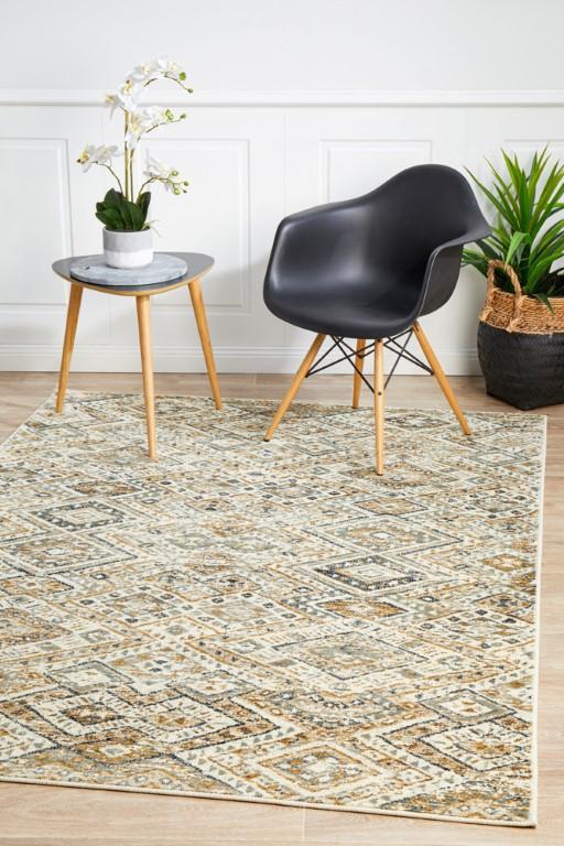 Oxford 433 Bone Cream Modern RugOXF-433-BON-230X160Rugtastic