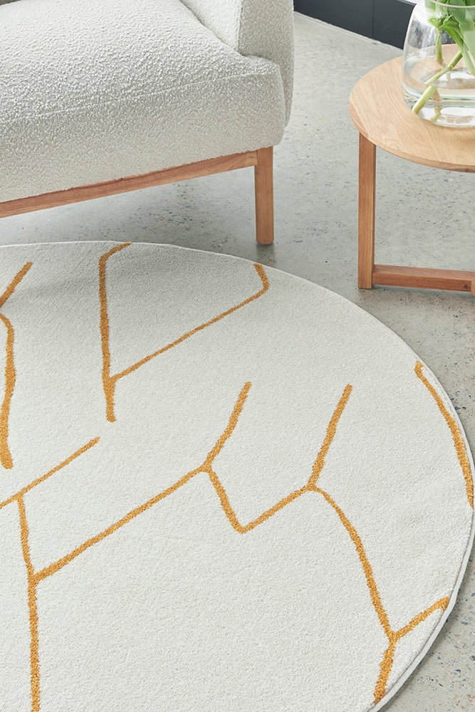 Paradise Ivy Gold RoundPDS-IVY-GOLD-150X150Rugtastic