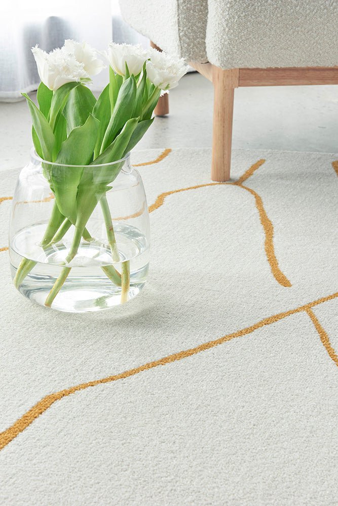 Paradise Ivy Gold RoundPDS-IVY-GOLD-150X150Rugtastic