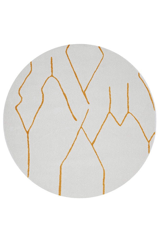 Paradise Ivy Gold RoundPDS-IVY-GOLD-150X150Rugtastic