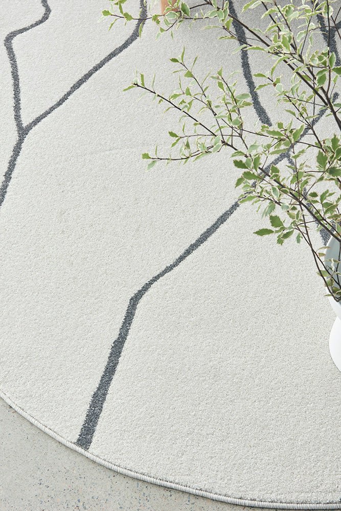 Paradise Ivy Grey RoundPDS-IVY-GREY-150X150Rugtastic