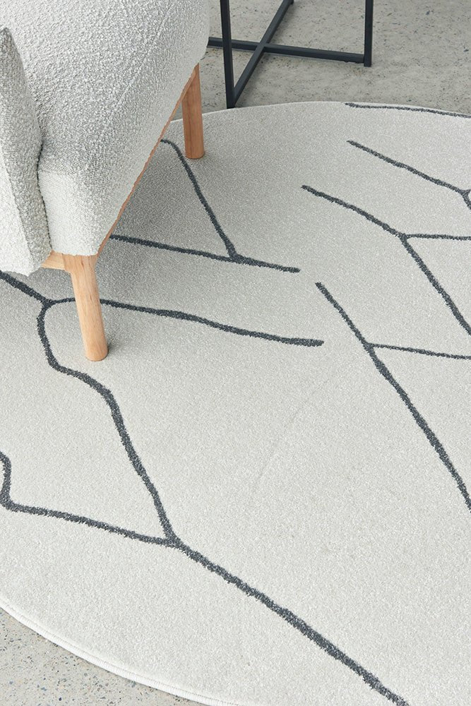Paradise Ivy Grey RoundPDS-IVY-GREY-150X150Rugtastic