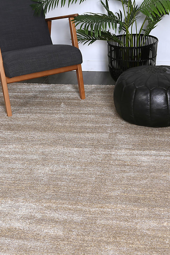 Pia Solid Beige Modern RugPISA120BEIGRugtastic