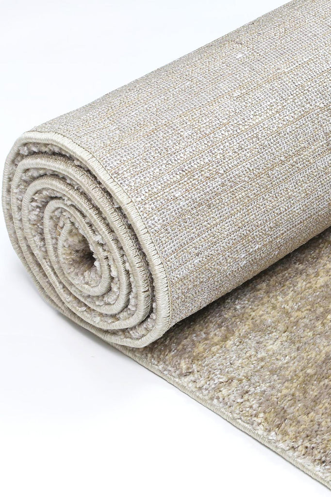 Pia Solid Beige Modern RugPISA120BEIGRugtastic
