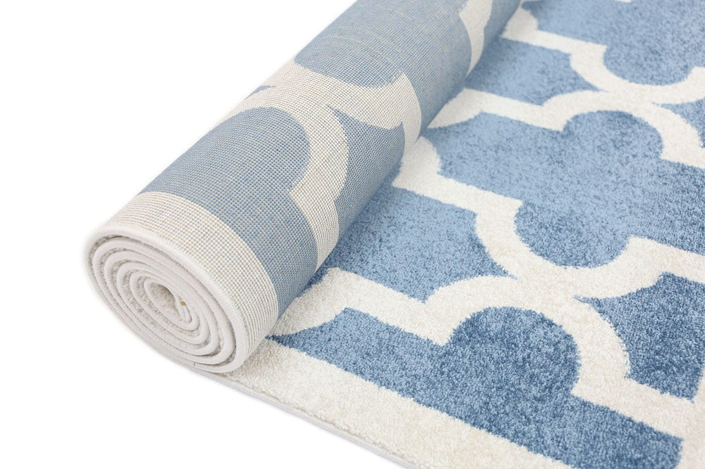 Pica Lattice Pattern Blue White 20518631PICC12020518631Rugtastic
