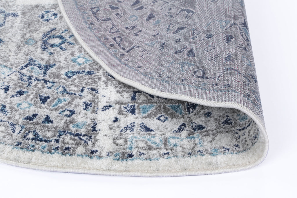Pravda Cream Blue Traditional RugPROV16014Rugtastic