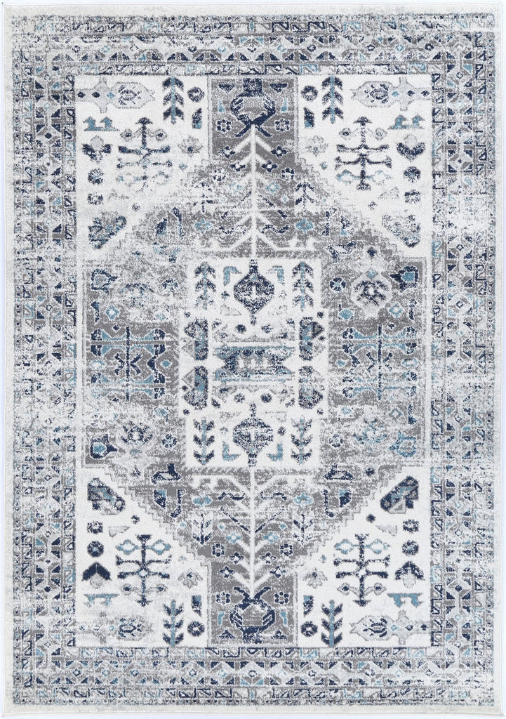 Pravda Cream Blue Traditional RugPROV16014Rugtastic