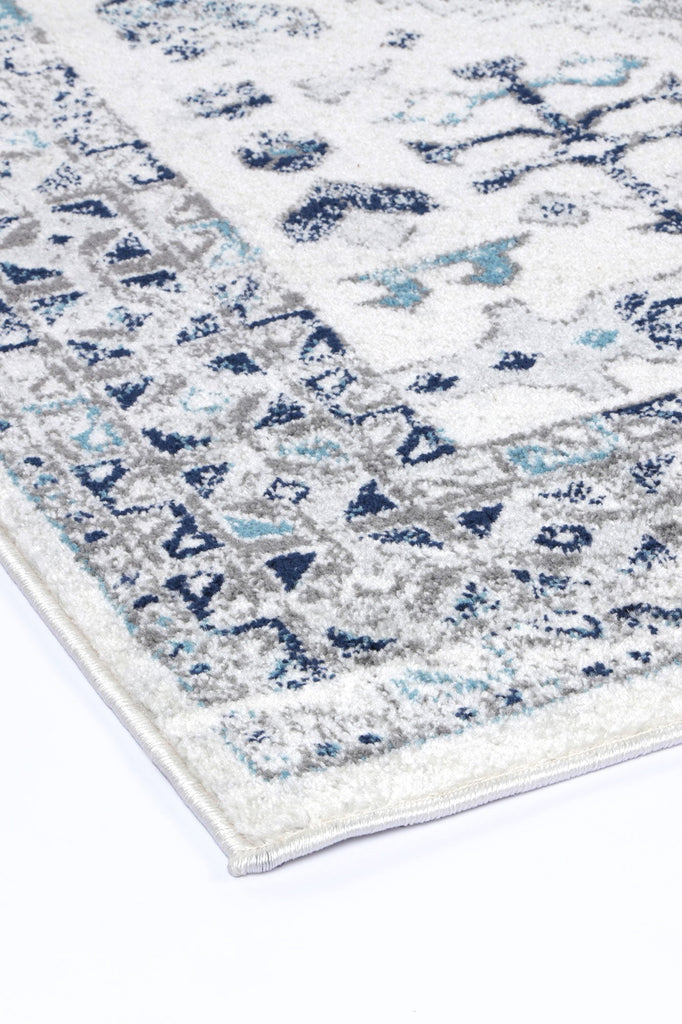 Pravda Cream Blue Traditional RugPROV16014Rugtastic