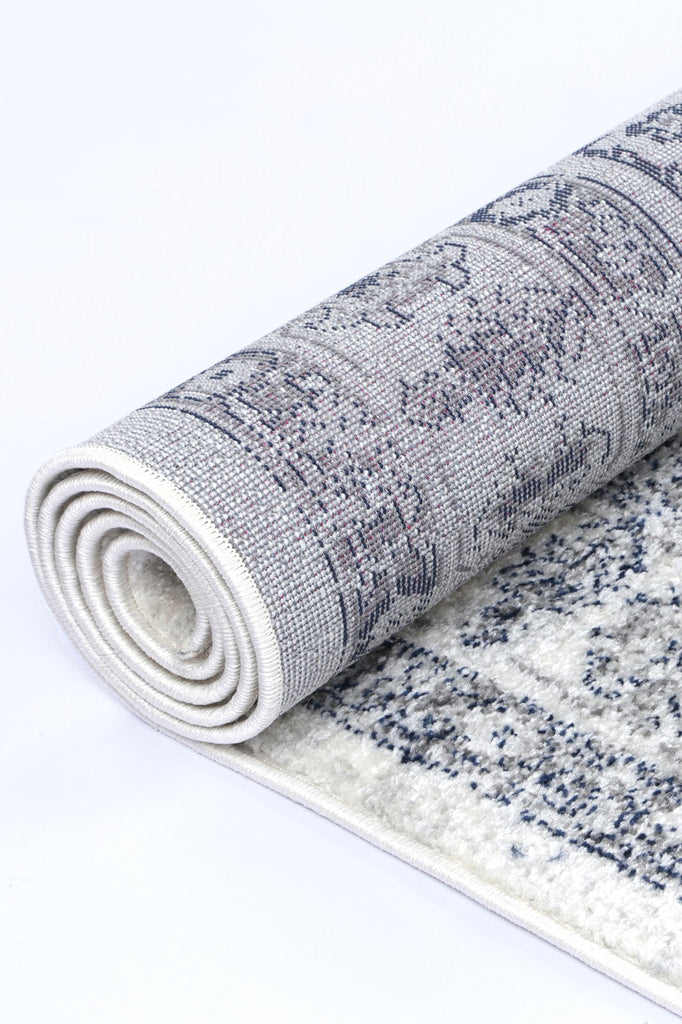 Pravda Navy Cream Traditional RugPROV16016Rugtastic
