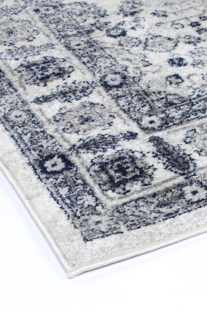 Pravda Navy Cream Traditional RugPROV16016Rugtastic