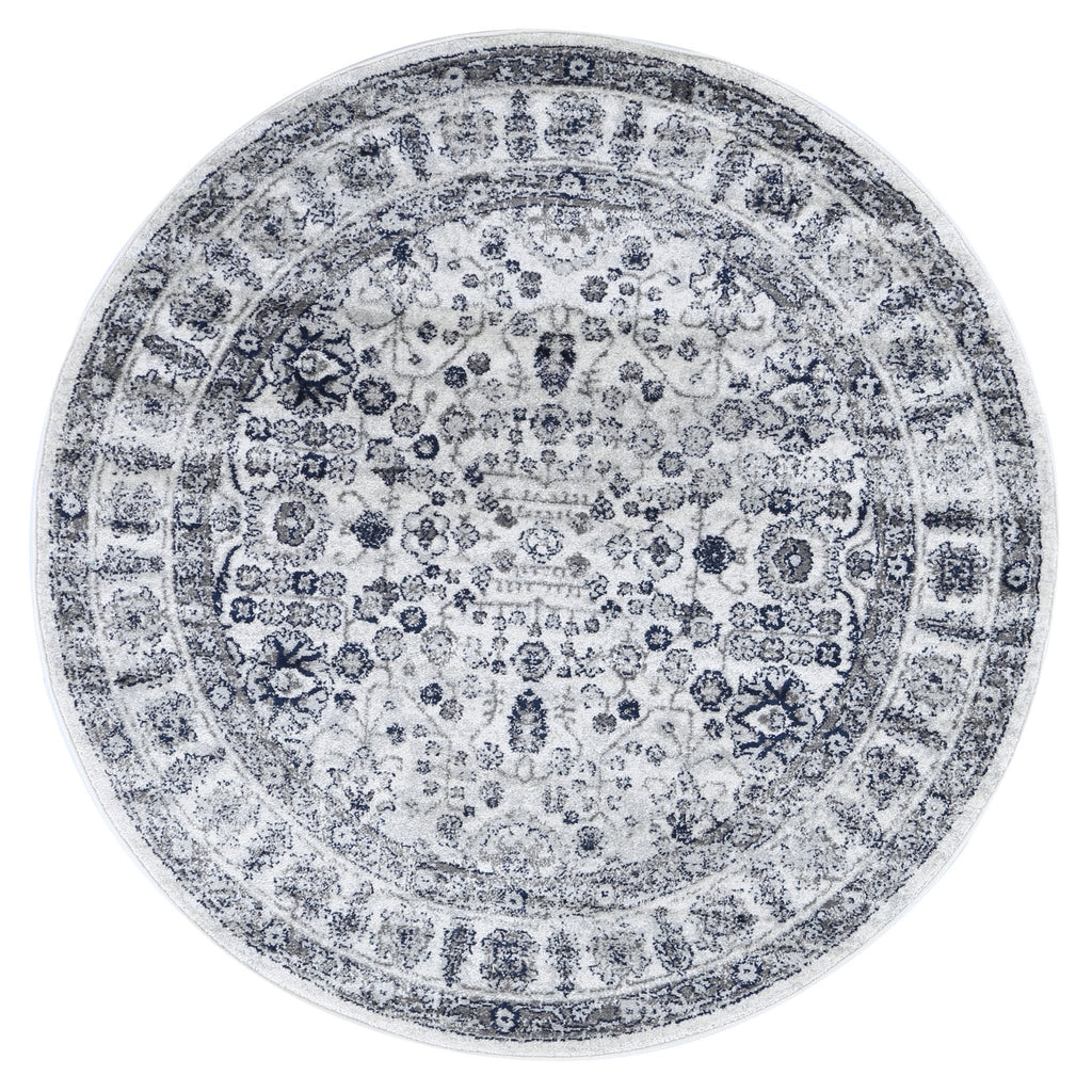 Pravda Navy Cream Traditional RugPROV16016Rugtastic