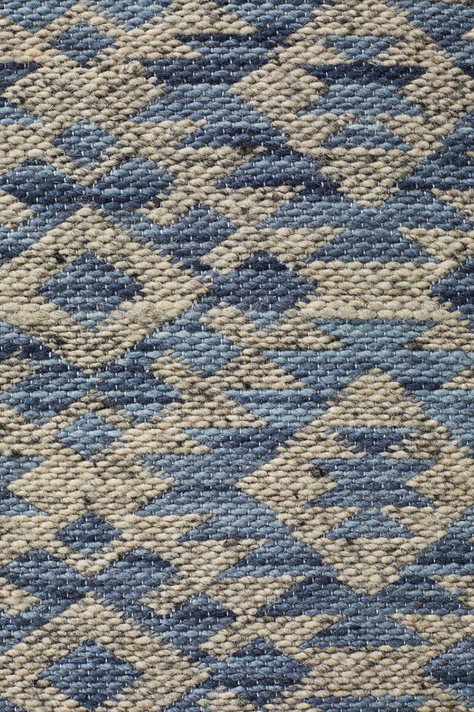 Relic Harvey Blue Wool RugREL-130-BLUE-225X155Rugtastic