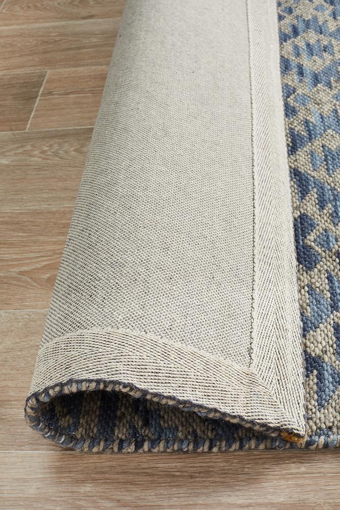 Relic Harvey Blue Wool RugREL-130-BLUE-225X155Rugtastic