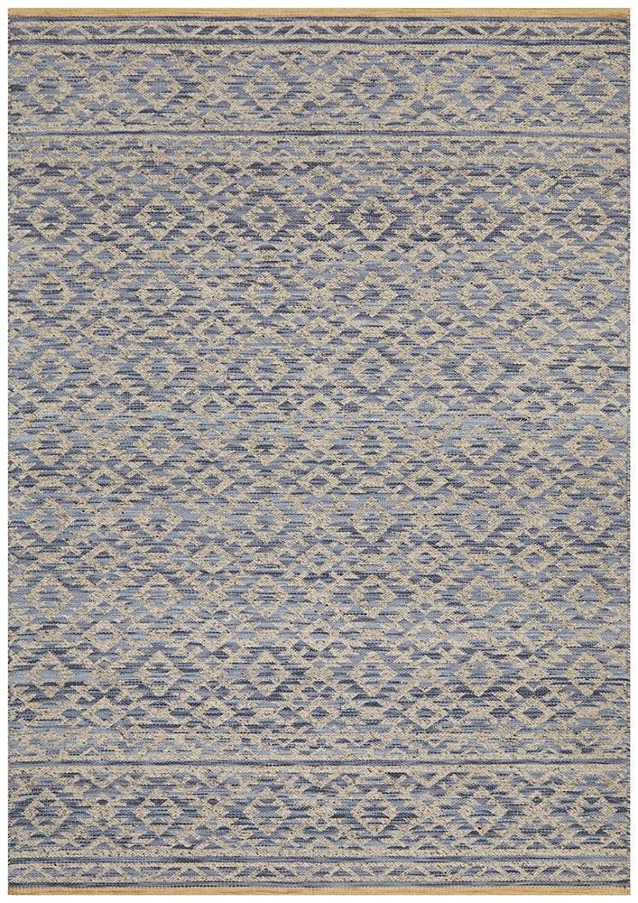 Relic Harvey Blue Wool RugREL-130-BLUE-225X155Rugtastic