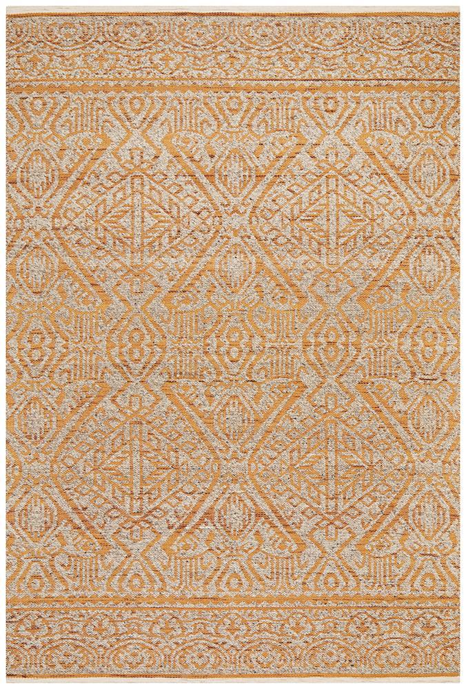 Relic Reuben Rust Wool RugREL-120-RUST-225X155Rugtastic