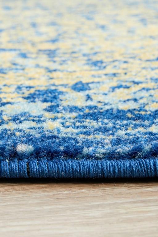 Radiance 411 Blue Yellow Round RugRAD-411-ROYL-150X150Rugtastic