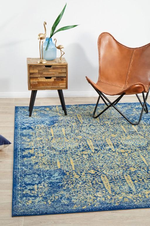 Radiance 411 Blue Yellow RugRAD-411-ROYL-230X160Rugtastic