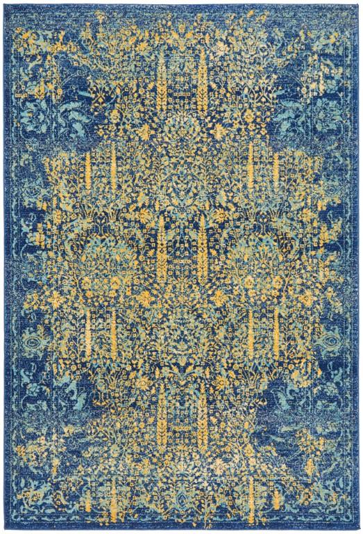 Radiance 411 Blue Yellow RugRAD-411-ROYL-230X160Rugtastic