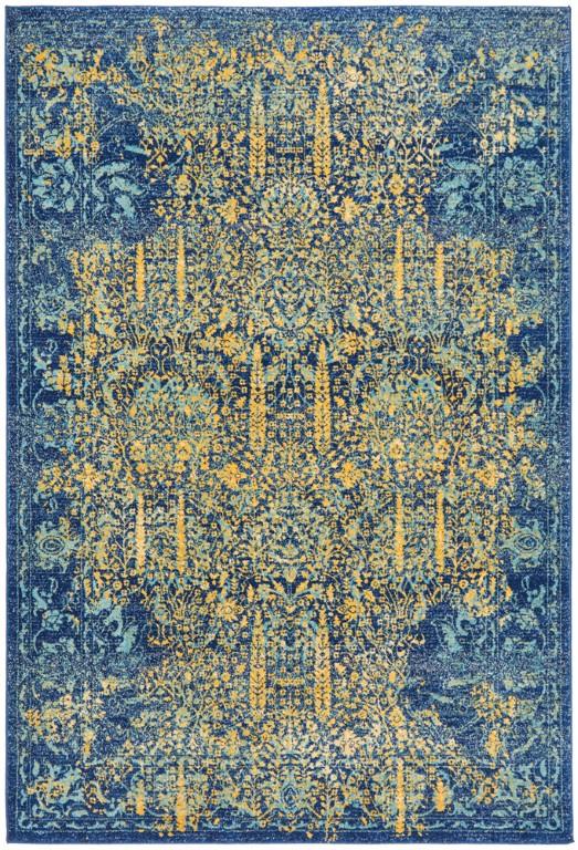 Radiance 411 Blue Yellow RugRAD-411-ROYL-230X160Rugtastic