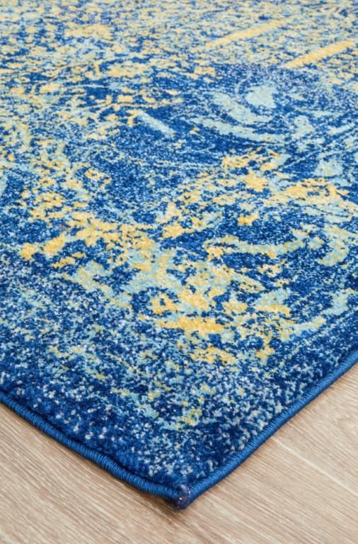 Radiance 411 Blue Yellow RugRAD-411-ROYL-230X160Rugtastic