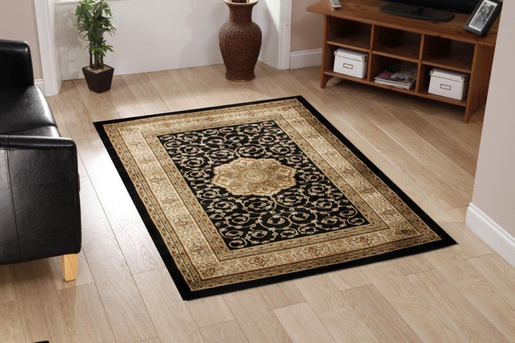 Istanbul 3 Black Persian RugIST-3-BI-170X120Rugtastic